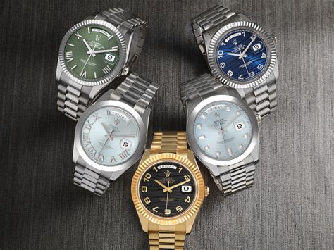 rolex watch with day and date
